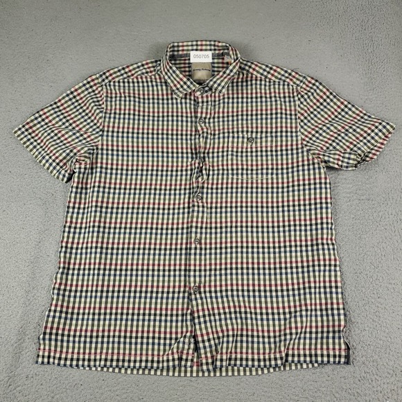 Tommy Bahama Other - Tommy Bahama Shirt Mens 2XL Blue Check Silk Button Up Short Sleeve